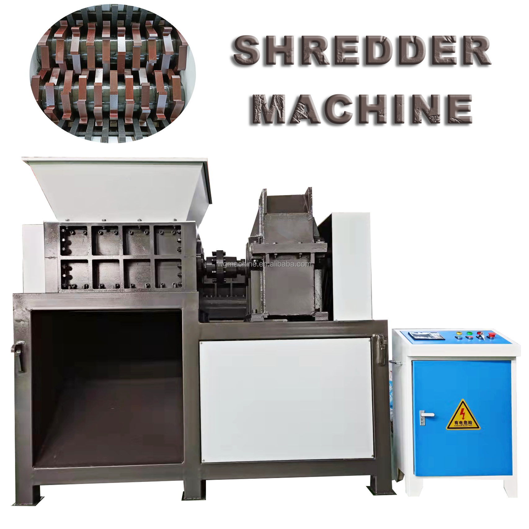 Waste glass recycling machine / beer bottle shredder /glass bottles crusher