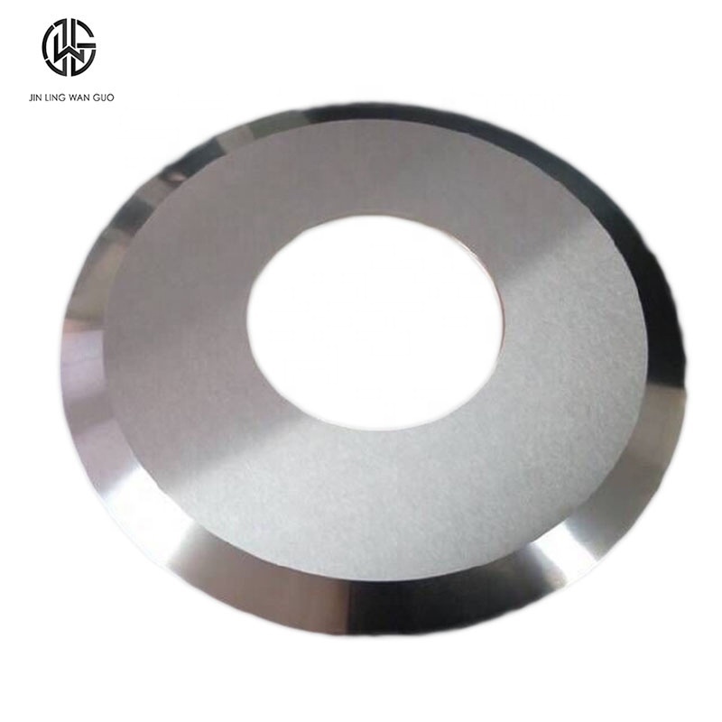 Foam chipper blade Round knife 10.5mm/14mm/32mmPET film slitter round knife Non-standard disc knife manufacturers