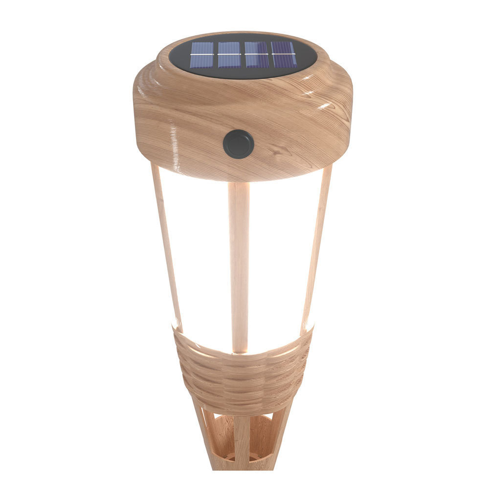 40LED Solar Powered With Light Sensor Simulated Shape Outdoor Garden Solar Flame Bamboo Torch Lights