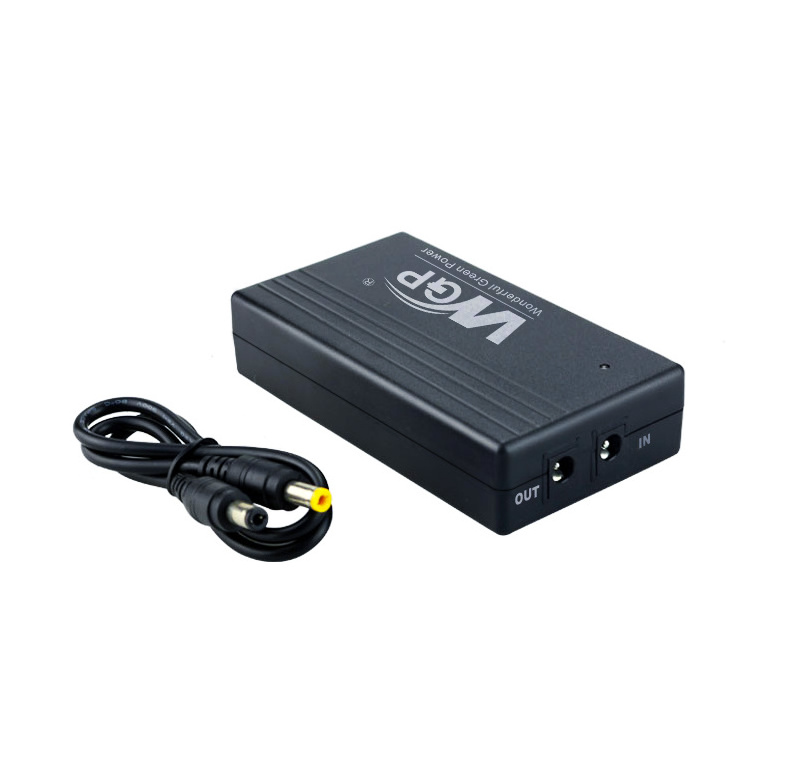 WGP 12V  mini UPS wifi router Battery Box Modem Backup DC Online Power Supply  12V 2A Mini UPS for Wifi Router