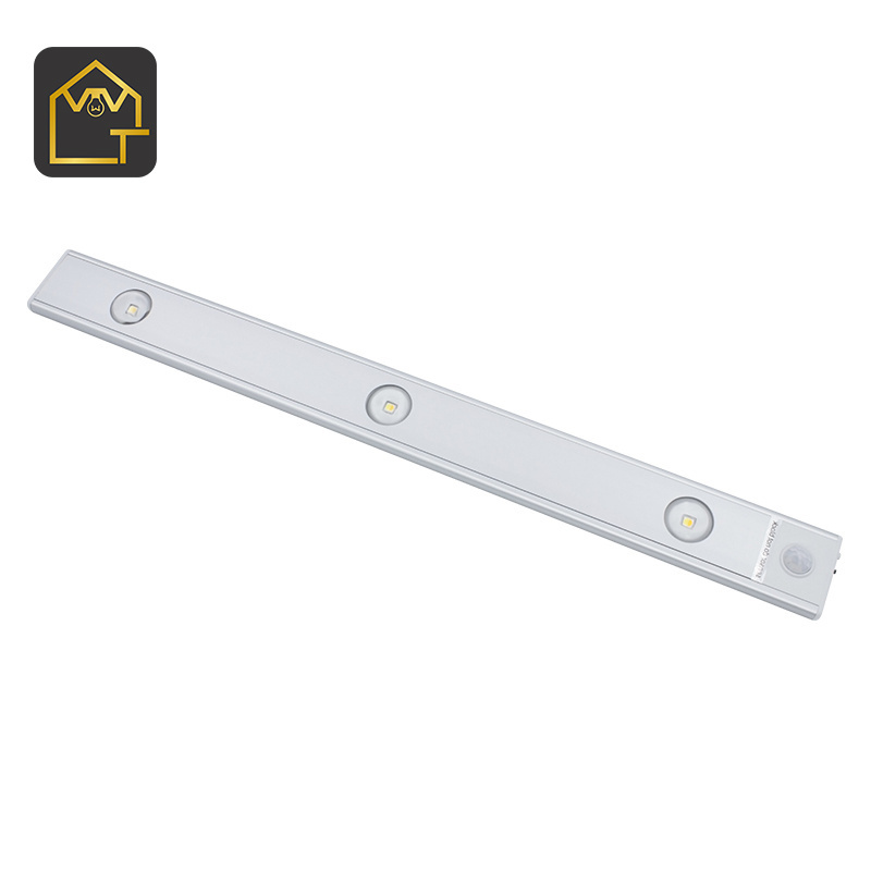 Ultra-thin Indoor Lighting Aluminum Strip Kitchen Cabinet Closet Lights Led Motion Sensor Light for Kitchen