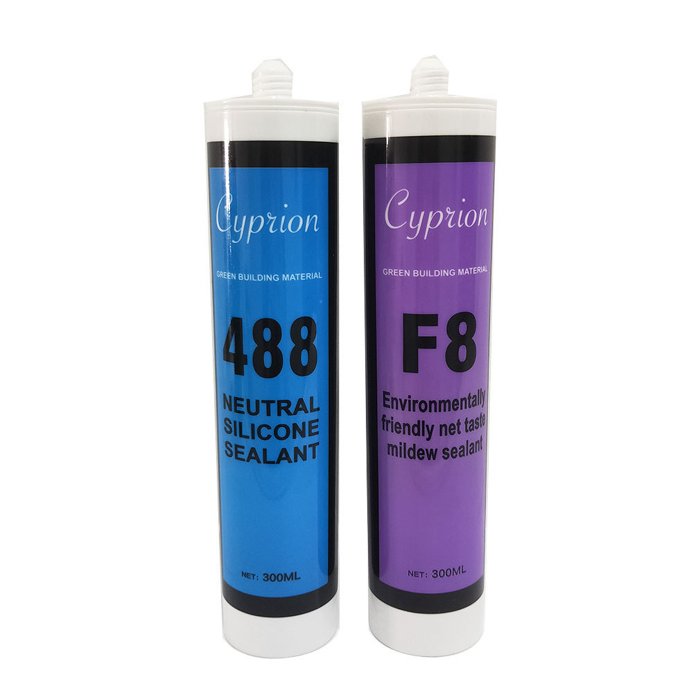 Cyprion Wholesale price silicone sealant adhesives GP RTV clear neutral glass sealant for aquarium silicone acetic