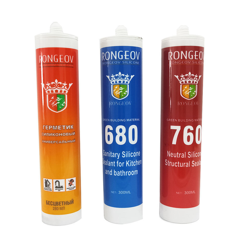 Rongeov seals adhesion acid sealant china glue suppliers seam seal stone bonding edge paste glass wood liquid glue silicone