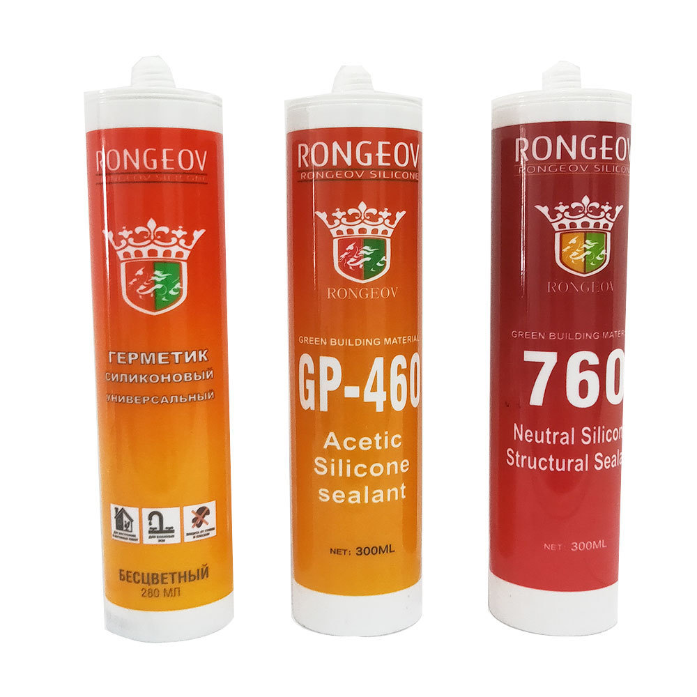 Rongeov seals adhesion acid sealant china glue suppliers seam seal stone bonding edge paste glass wood liquid glue silicone