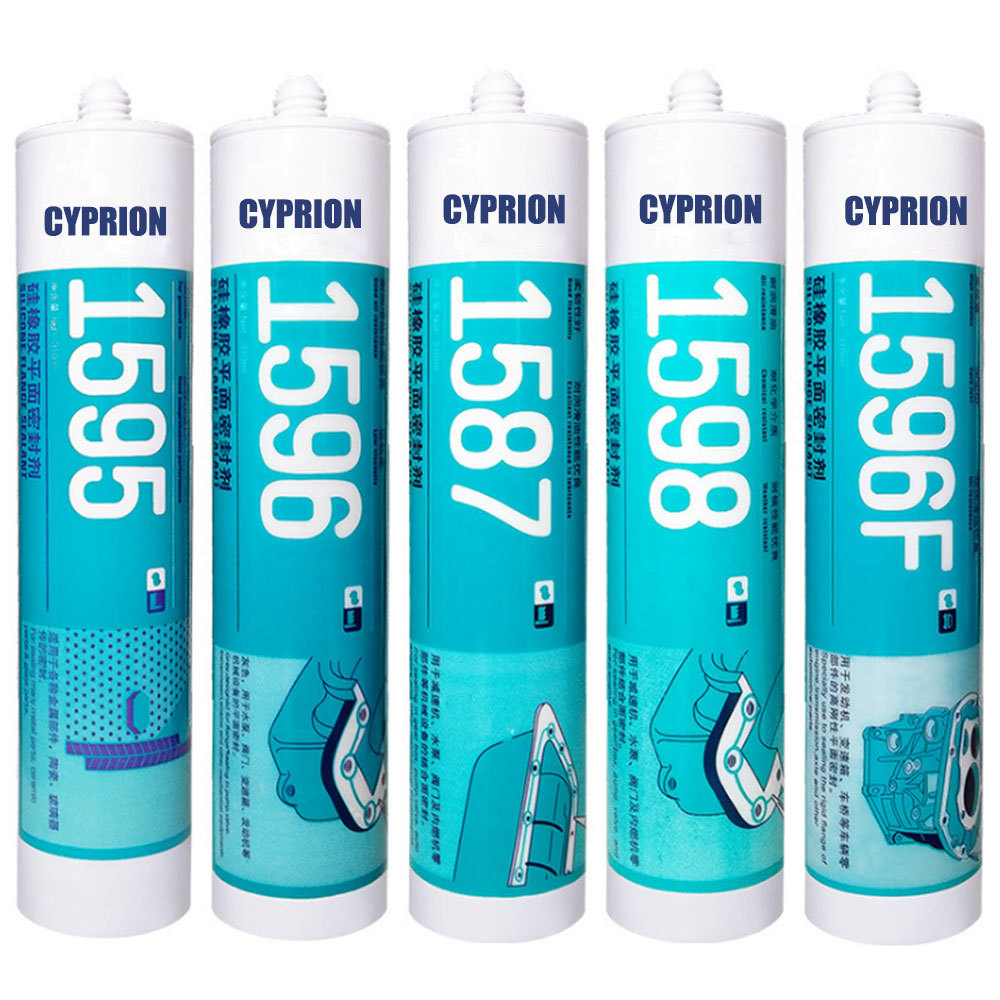 Cyprion transparent glue aquarium stone bonding caulking silicone sealant glass rubber gel waterproof big packing sealant