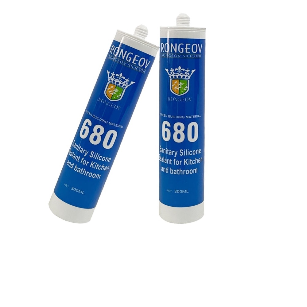 Acid glass glue quick-drying silicone weather-resistant glue kitchen and bathroom door and window sealant