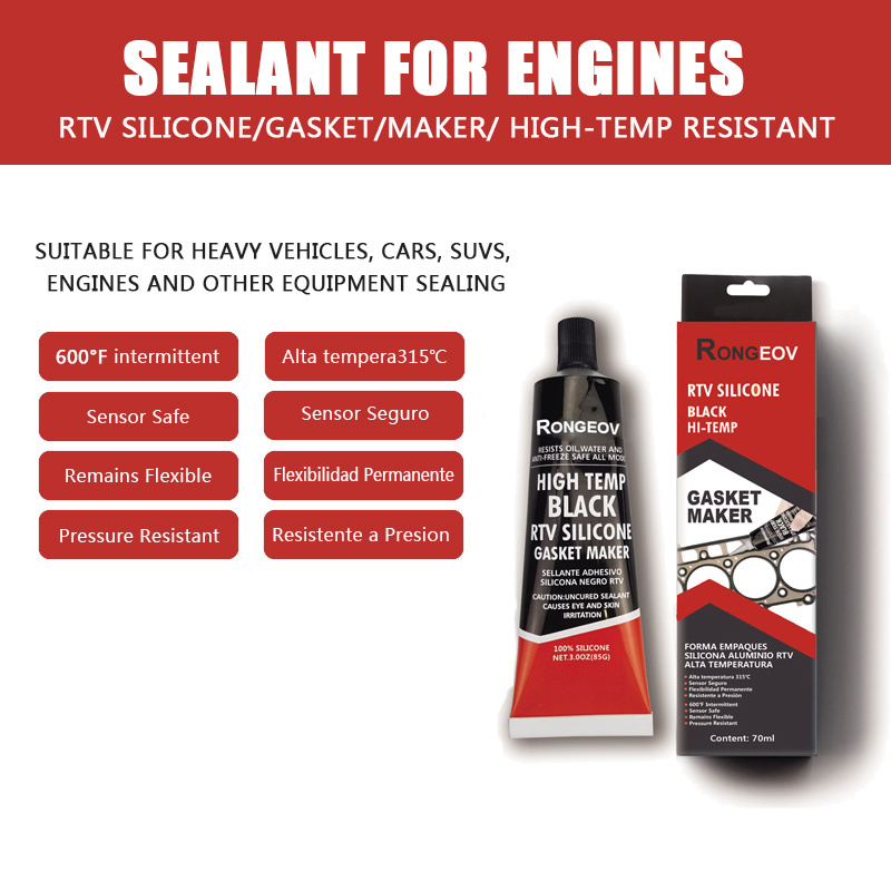 Color OEM  Gasket Maker Silicone Sealant For Car Engine head mahle  gasket sealant specs good price and quality