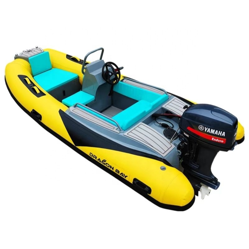 CE certified 9.5m highfield rib boat Hypalon PVC inflatable boat aluminum hull RIB 360 luxury boat for sale