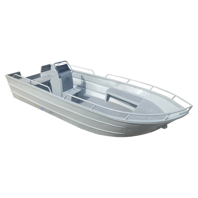 CE certification 12ft deep V center console aluminum work boat