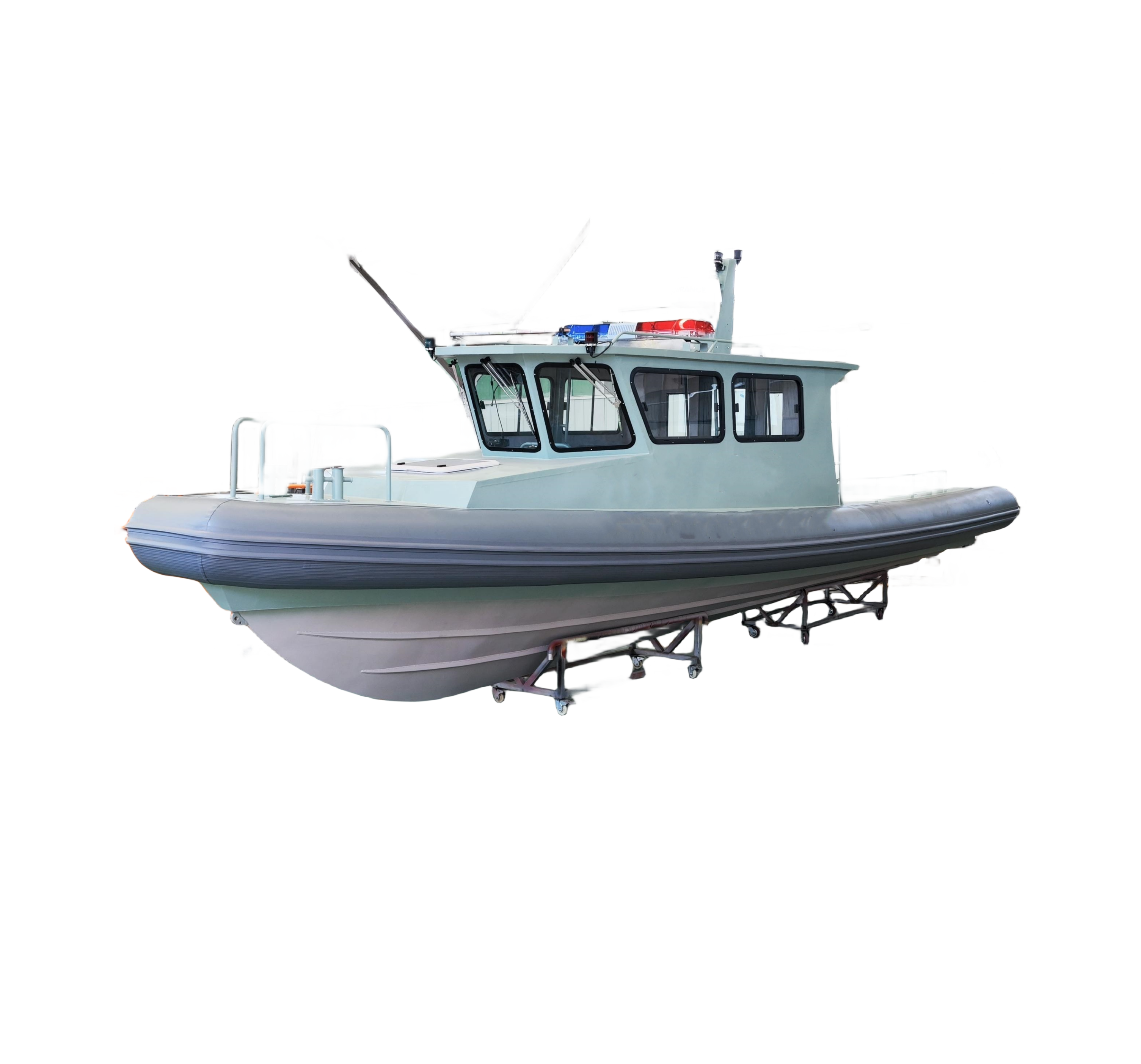 CE Certified Luxury 36ft Inflatable Boat Aluminum Hull with Hypalon/PVC 1050 Series Yacht