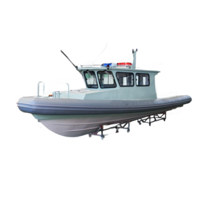 CE Certified Luxury 36ft Inflatable Boat Aluminum Hull with Hypalon/PVC 1050 Series Yacht