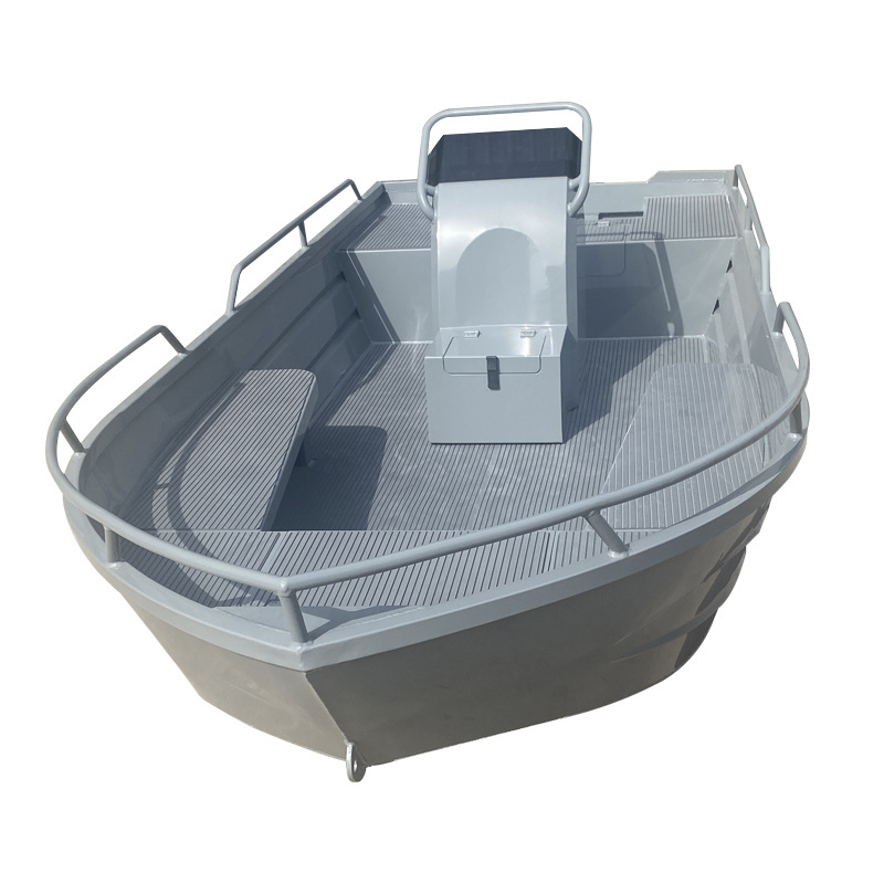 CE certification 12ft deep V center console aluminum work boat