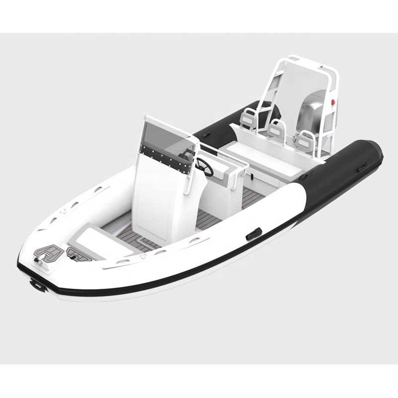 China factory cheap 18ft luxury boat yacht aluminum 5.6m rib 580 zodiac inflatable boat