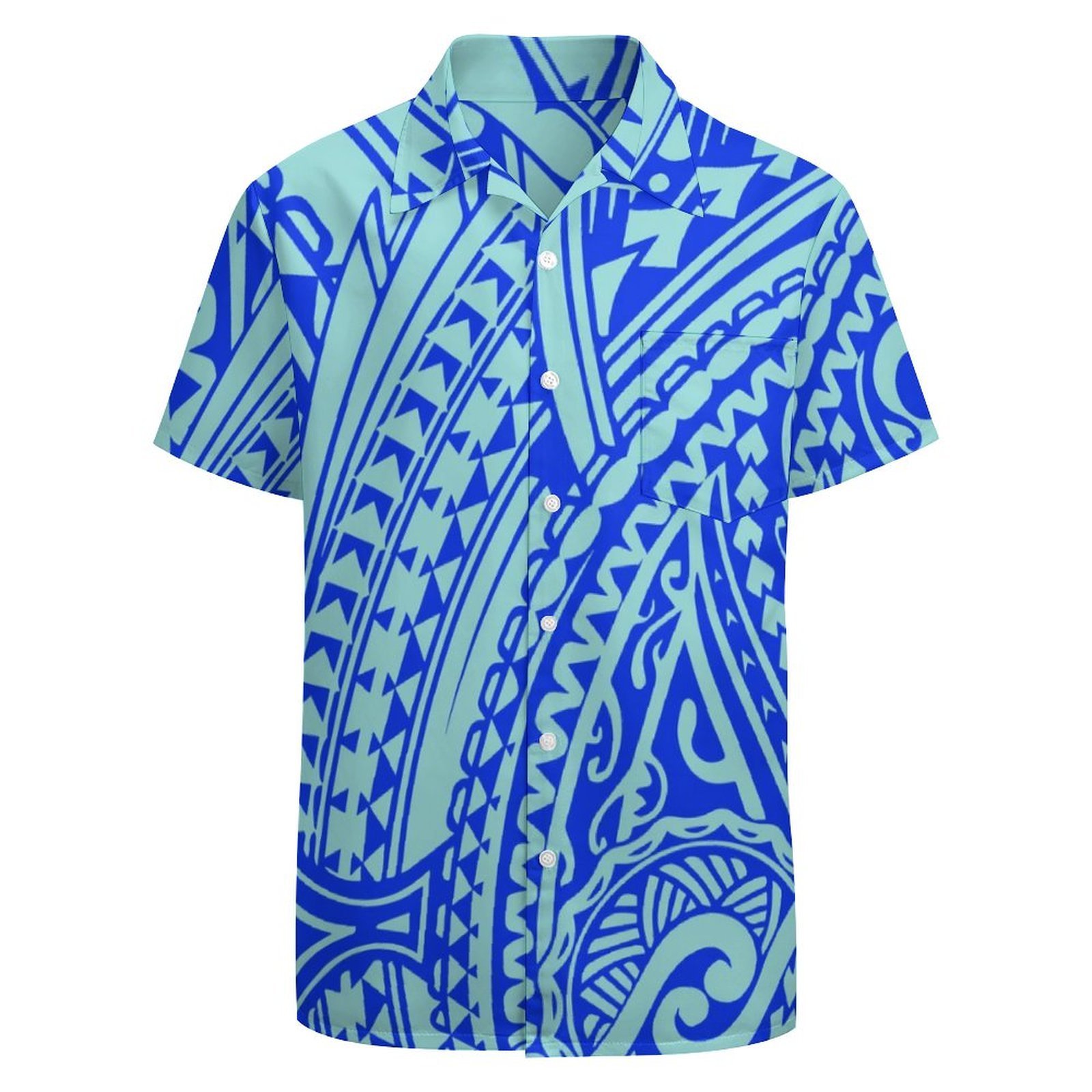 cheap aloha shirts dropshipping polynesian tribal formal shirts men plus size button tops casual hawaiian shirt men