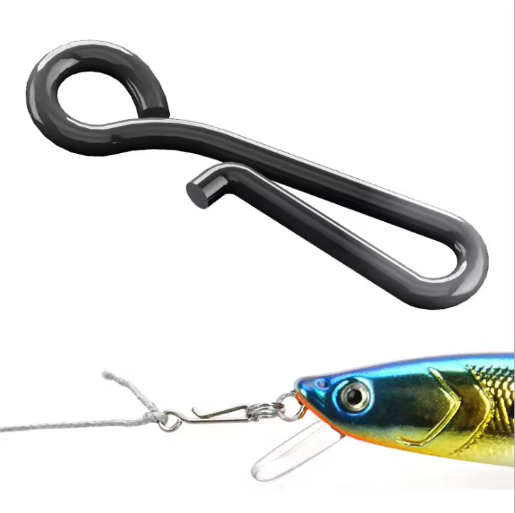 Fishing Snap Fast Clips High Strength Stainless Steel Connector Speed Clips Hook Link Decoy