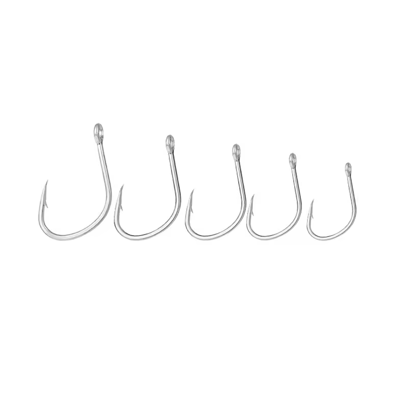 Matte Tin High Carbon Hooks Sport Fishing Hook for Saltwater Freshwater