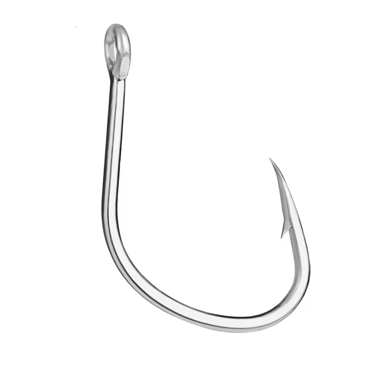 Matte Tin High Carbon Hooks Sport Fishing Hook for Saltwater Freshwater