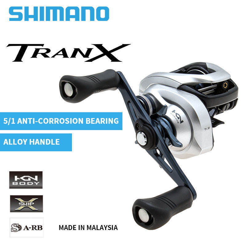 SHIMANO 2017 Tranx 200HG 201HG 300 301 300HG 400 401 400HG Baitcasting fishing Reels with 5+1BB and 5.8-10kg drag power