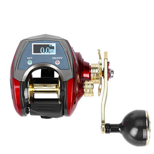 New 20kg Drag Power Cold Light Display Magnetic Brake Big Game Fishing Electric Deep Sea Fishing Reels