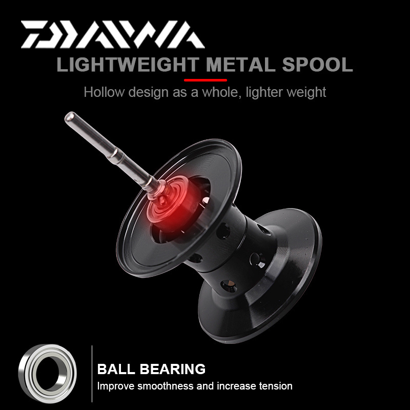 DAIWA CC80 Baitcasting Fishing Reels 80H/HL/HS/HSL 4+1BB Gear Ratio 7.5:1 Max Drag 7kg Baitcast Reel Fishing Metal Light Spool