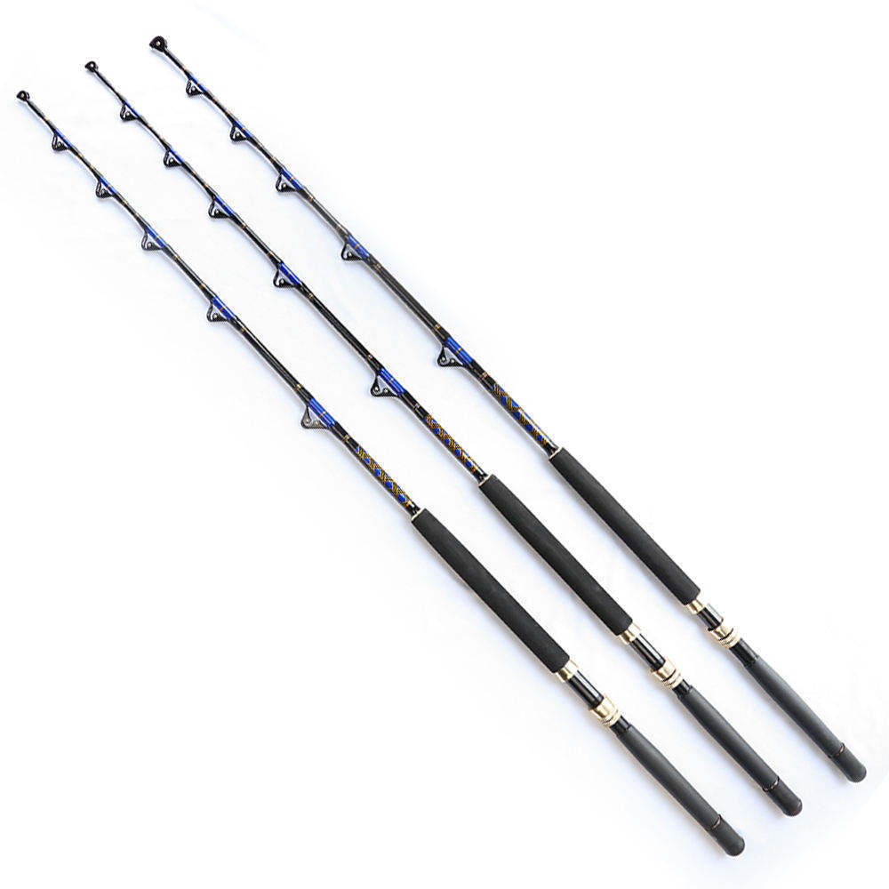 52HZ 1.65m  sea fishing trolling rod 30-80lbs tuna rod 5' ' 6'  boat rod