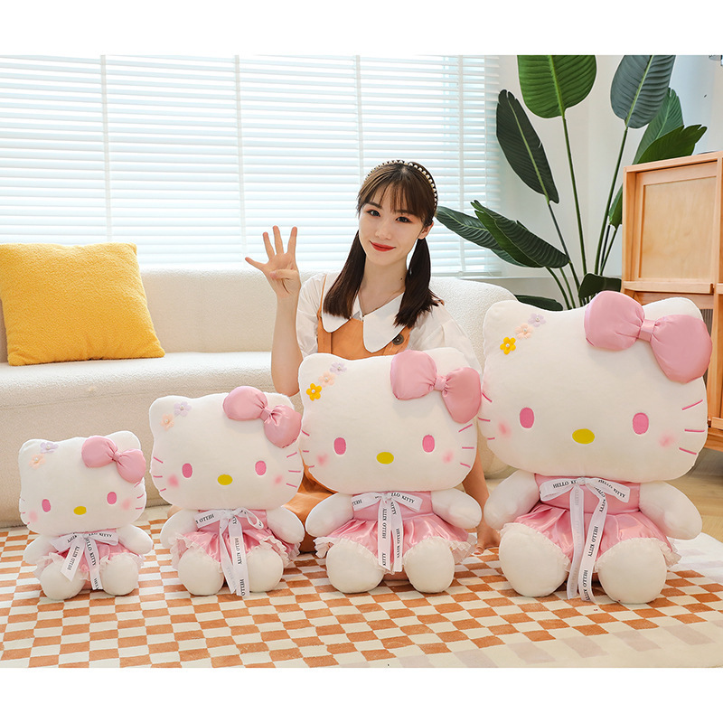 Cute Stuffed Soft Cushion Sofa Pillow Hello Kt Cat Animals Stuffed  Xl Cushion Kitty plush toy doll