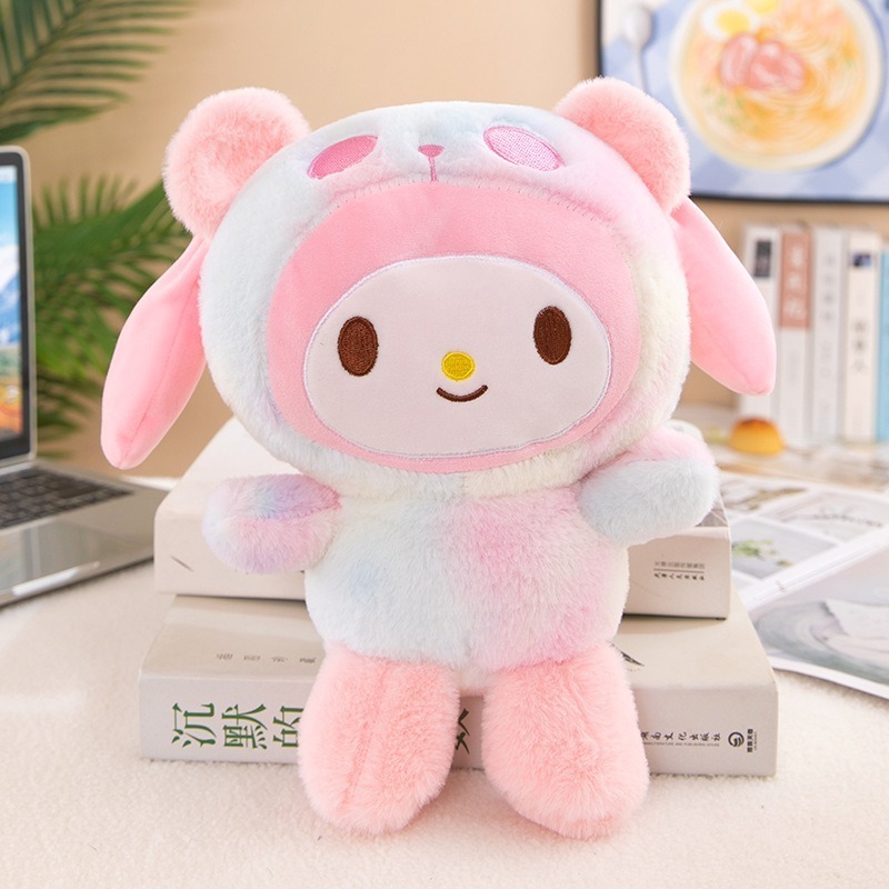 Sanrion Plush 30cm Cute KT Kuromi Plush Sanrion Squishy Stuffed Toy Melody Cinnamon Dog Doll Custom Sanrio Plush Toy For Kids