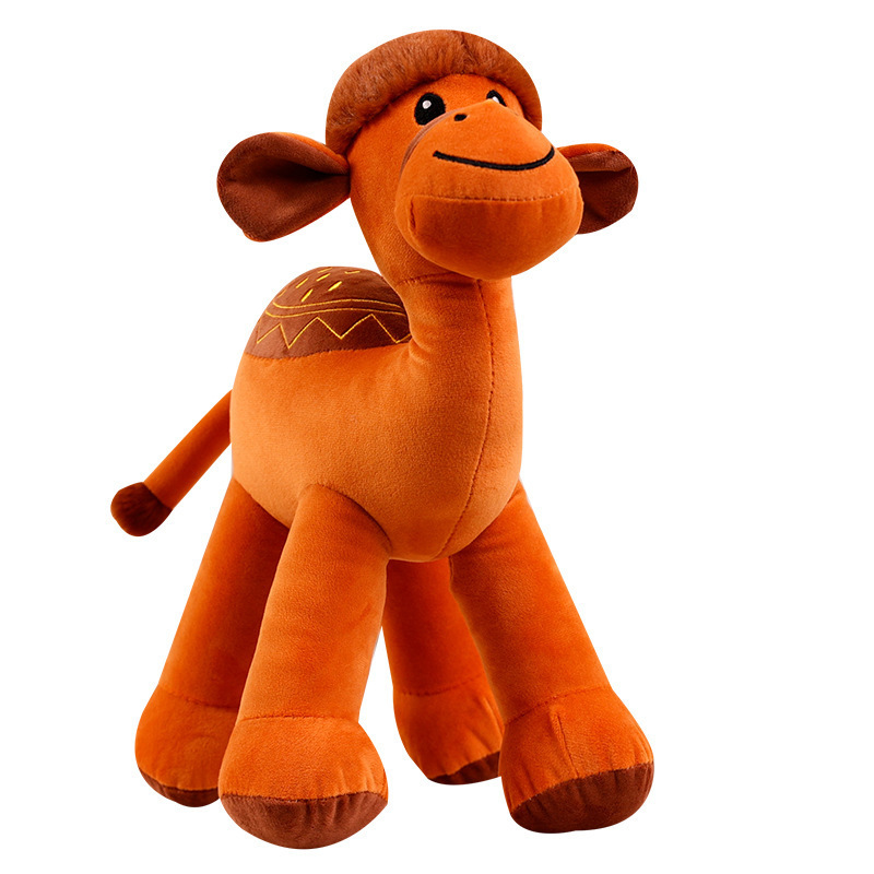 Stuffed Plush Animal Toys Cute Simulation Camel Doll Plush Toy Desert Small Camel Doll Home Decoration Children Comfort Doll