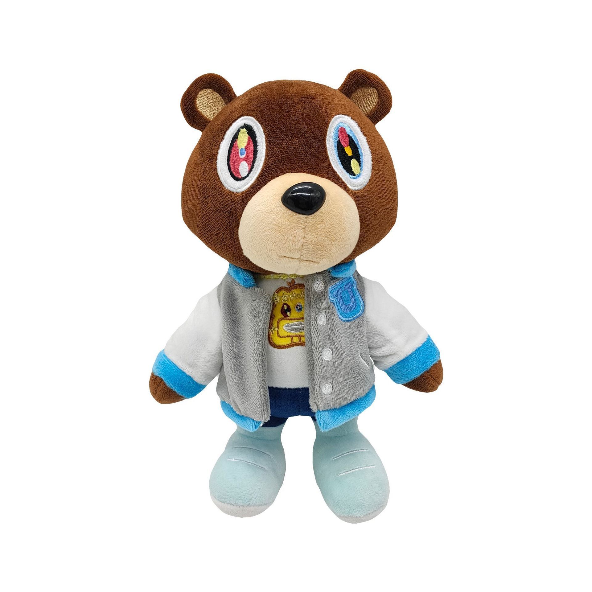 Kanye Wetter Teddy Bear Plush Toys Kanye Bear Plush Toy Star Figure Pillow Toys Kanye Wets Stuffed Animal Doll Graduation Gift