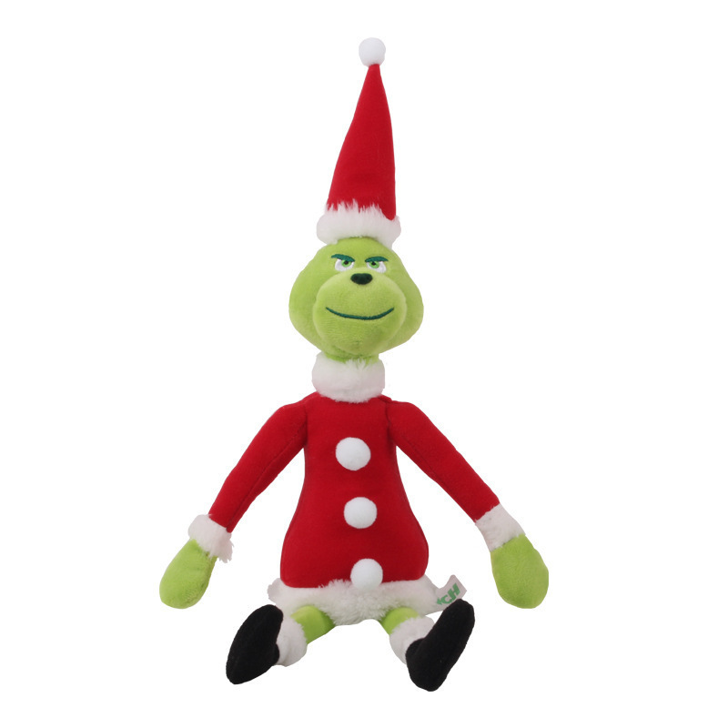 ZD Wholesale Grinch Doll Hot Grinch Plush Toy Christmas Plush Toys Green Monster Christmas Decoration Grinch Stuffed Doll