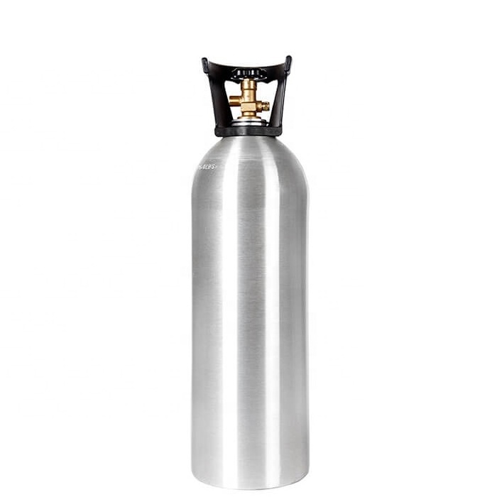 High pressure Beverage 5L 6L 8L 10L 10kg 13.4L 14L 15L Co2 aluminum co2 cylinder Steel Tank Cylinder