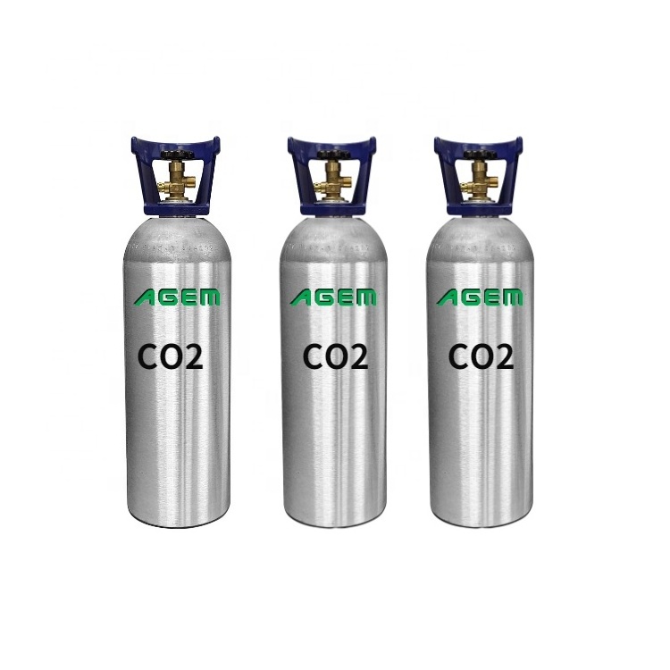 DOT/ISO 40l Steel Oxygen Argon Gas Cylinder Customized High Pressure Co2 Tank 15 T OME 10L