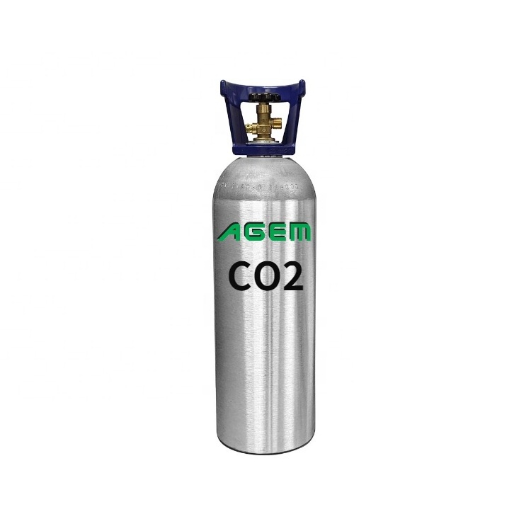 DOT/ISO 40l Steel Oxygen Argon Gas Cylinder Customized High Pressure Co2 Tank 15 T OME 10L