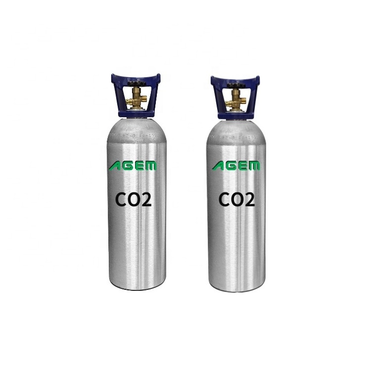 DOT/ISO 40l Steel Oxygen Argon Gas Cylinder Customized High Pressure Co2 Tank 15 T OME 10L