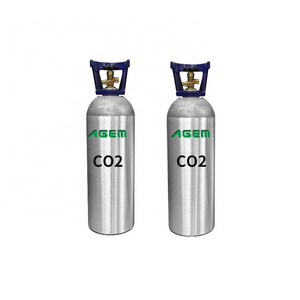 DOT/ISO 40l Steel Oxygen Argon Gas Cylinder Customized High Pressure Co2 Tank 15 T OME 10L