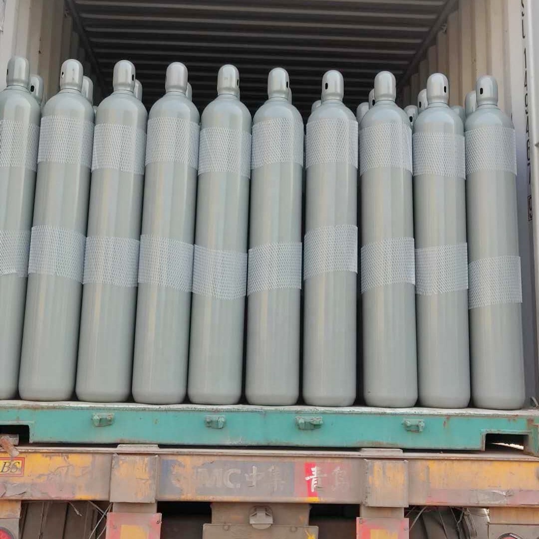 Manufacturer ISO9809 40L  Seamless Steel High Pressure Nitrogen CO2 Gas Cylinder