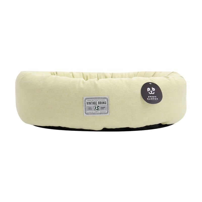 Peppy Buddies Hot Selling Nordic Style Warm Oval Deep Sleep Pet Bed Dog Bed Cat bed for All Seasons