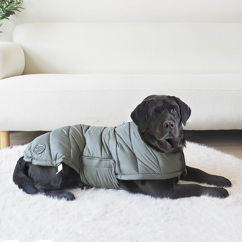 LS Peppy Buddies OEM Customize Ultra-light Water Repellent Dog Clothing Warm Fleece Winter Dog Puffer Coat