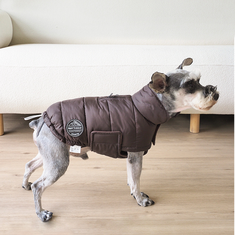 LS Peppy Buddies OEM Customize Ultra-light Water Repellent Dog Clothing Warm Fleece Winter Dog Puffer Coat