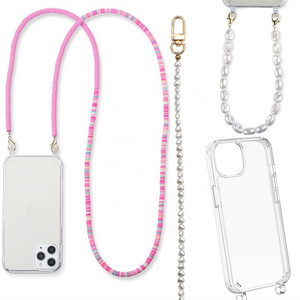 for Iphone 14 13 Pro Max Chain Phone Case for Samsung Galaxy A14 A54  Necklace Cross Body Phone Case With Stainless Steel Chain