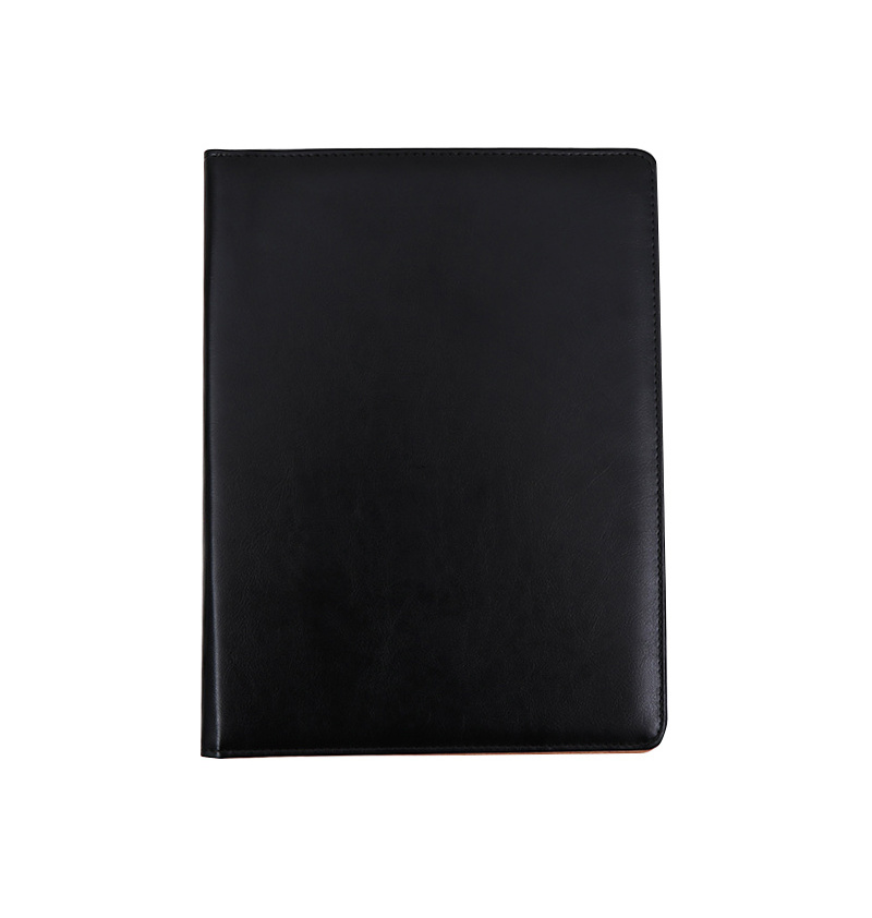 A4 PU Leather Portfolio file folder With Calculator costom Conference Document File Folder with Penholder and Card Holder