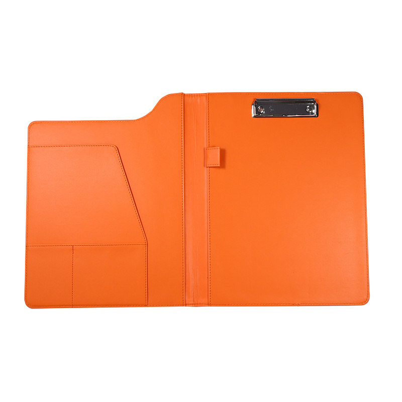 Portfolio file Folder Organizer Executive Business Resume PU Portfolio with Calculator Customized Logo File Leather Office