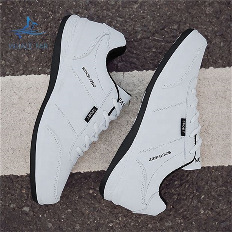 Jingyuan high quality Comfortable Breathable Casual men's shoes PU casual shoes men's shoes