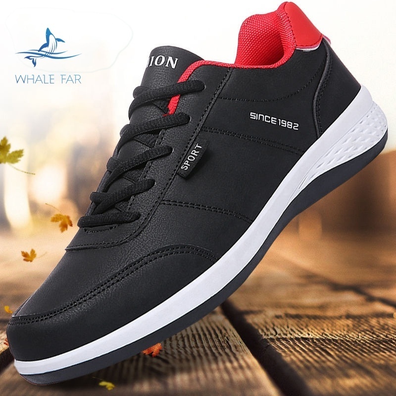 Jingyuan high quality Comfortable Breathable Casual men's shoes PU casual shoes men's shoes