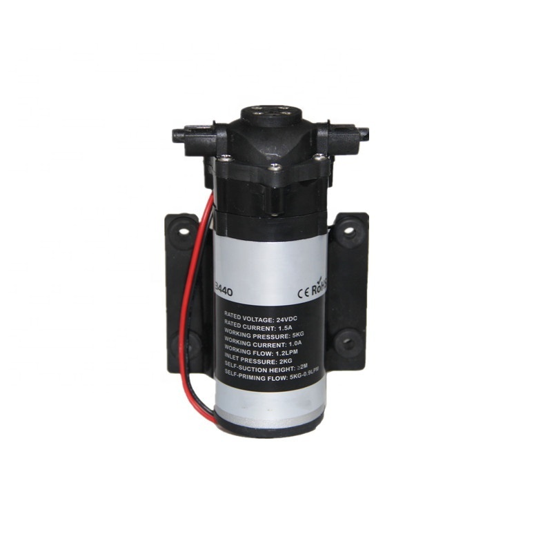 Factory OEM 100GPD 24V DC Reverse Osmosis Mini RO Diaphragm Booster Pump For Water Purifier