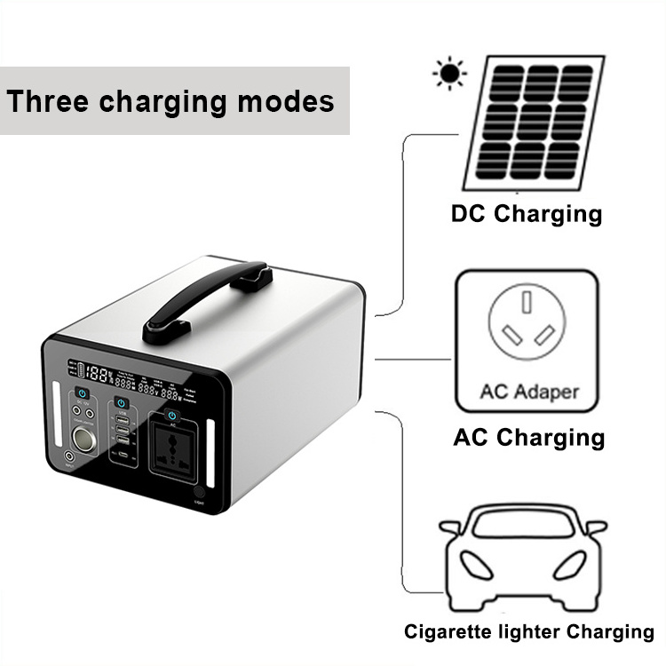 Off Grid Solar Kit Dc Power Station 1000w Thermoelectric Power Generator 1000w Rechargeable Power Station 1000wh Camping