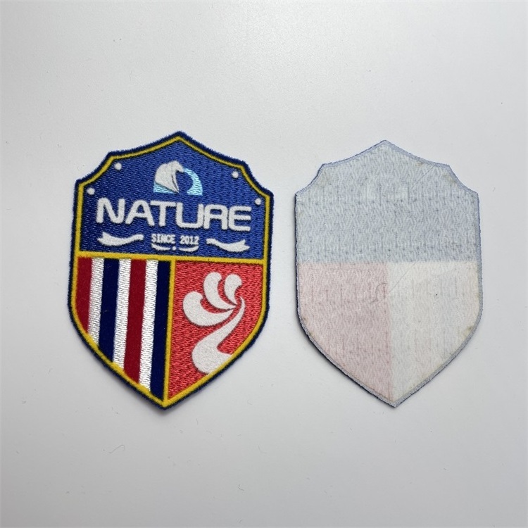 Iron On patches for Clothes Tatami 3D Sublimated Flock Patches Tatami Flock Patch