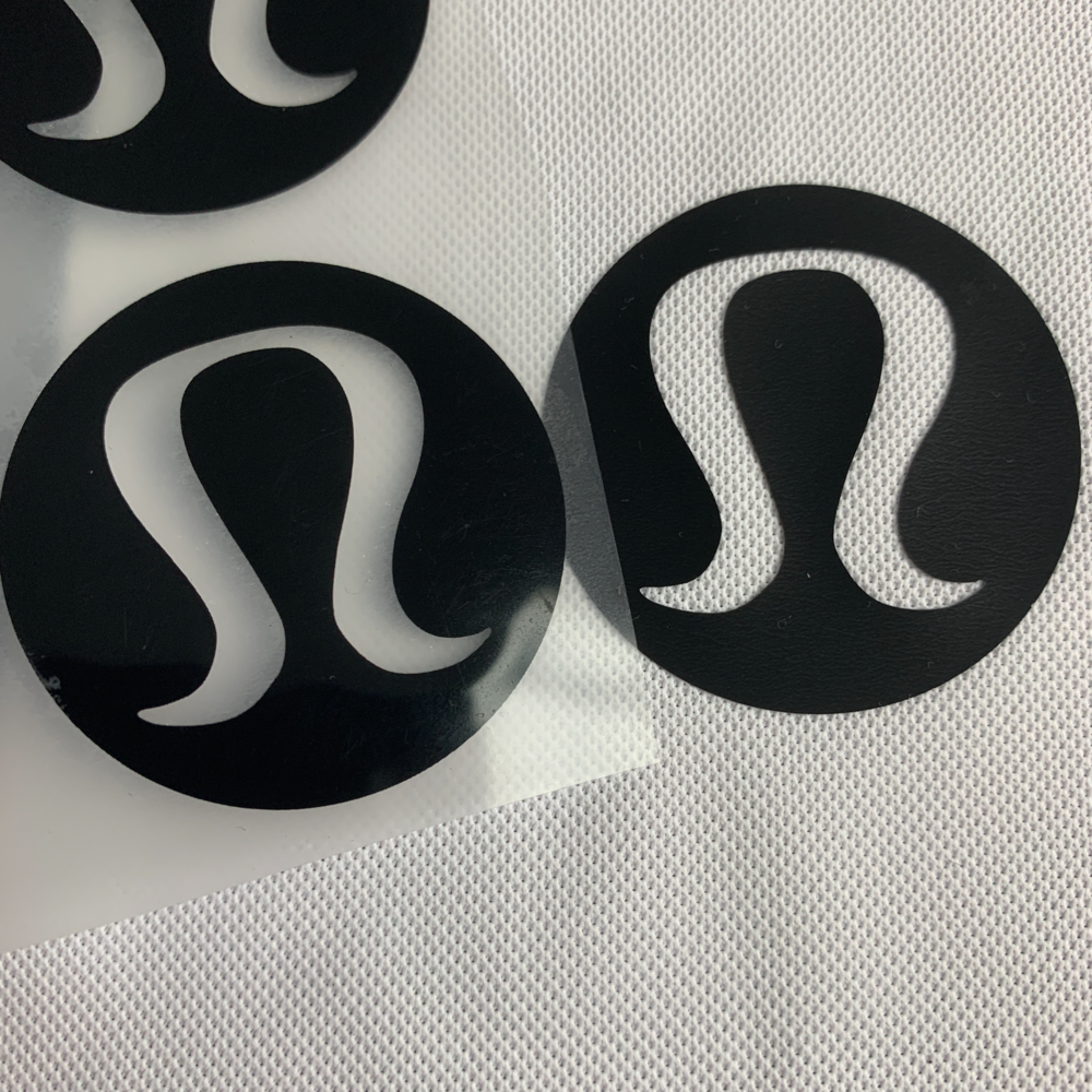 Iron on Garment Sticker 3d silicone heat transfer clothing label T Shirts