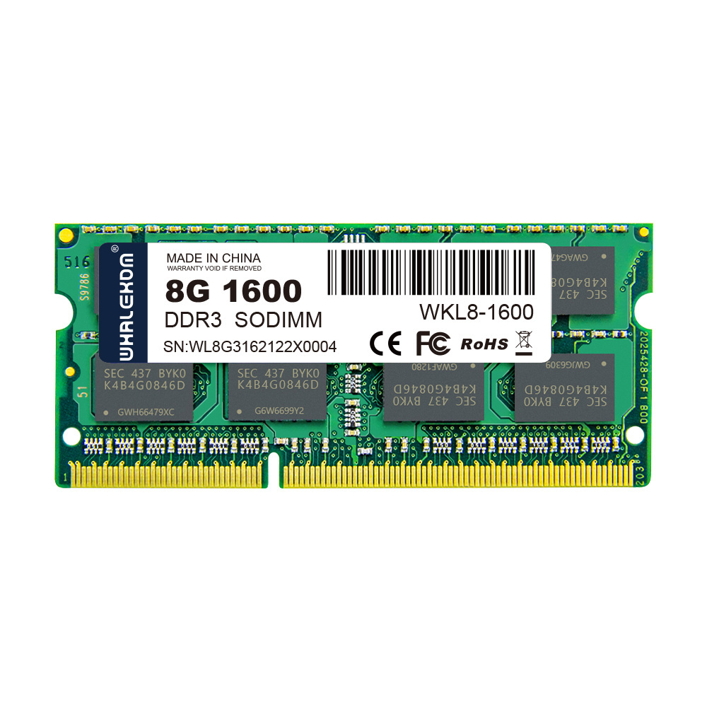 NB RAM DDR3 4GB 8GB 1333MHz 1600MHz 1.35V  PC3-12800 Memory For Laptop