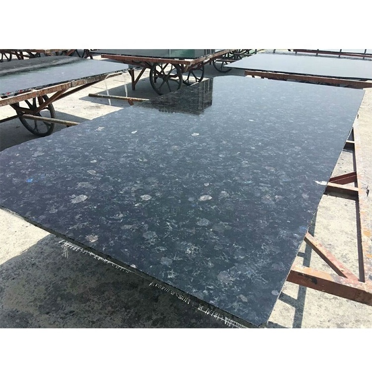 Ukraine volga labradorite polished interior exterior stone natural cheap black blue granite slab